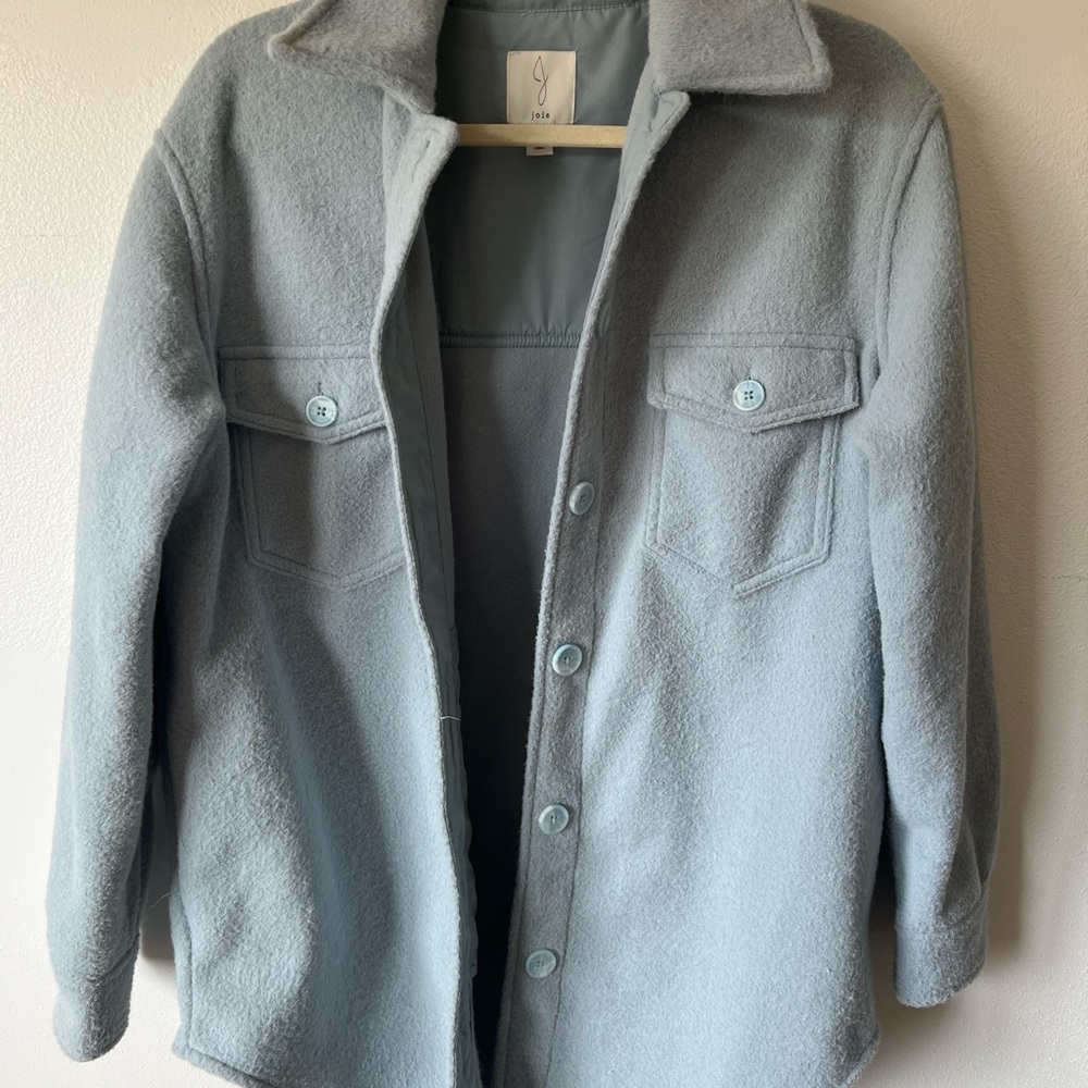 Blue shacket